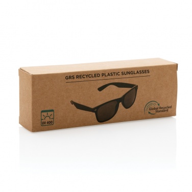 Logo trade corporate gifts image of: GRS recycled PC plastic sunglasses