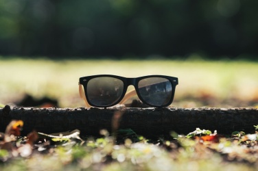 Logotrade promotional item image of: Bamboo and RCS recycled plastic sunglasses
