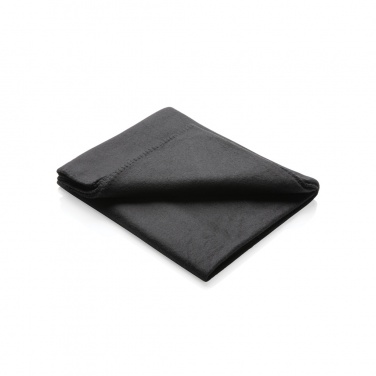 Logo trade corporate gifts image of: Fleece blanket in pouch