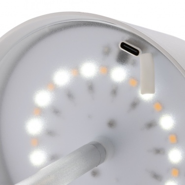 Logotrade promotional merchandise photo of: Pure Glow RCS usb-rechargeable recycled plastic table lamp
