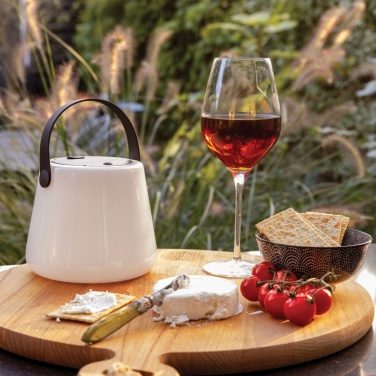 Logotrade promotional products photo of: SolarGlow RCS recycled ABS USB-rechargeable outdoor light