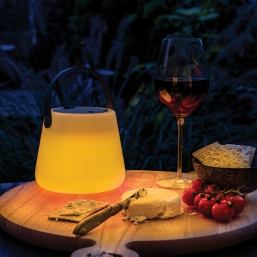 Logo trade promotional products image of: SolarGlow RCS recycled ABS USB-rechargeable outdoor light