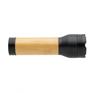 Logo trade promotional items picture of: Lucid 3W RCS certified recycled plastic & bamboo torch
