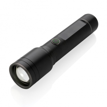 Logo trade advertising products picture of: RCS recycled aluminum USB-rechargeable heavy duty torch