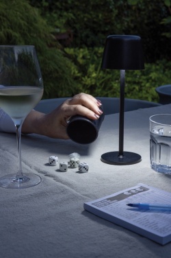 Logotrade promotional giveaway picture of: Zenic RCS recycled plastic USB re-chargable table lamp