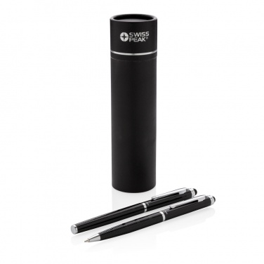 Logo trade promotional merchandise photo of: Swiss Peak deluxe pen set
