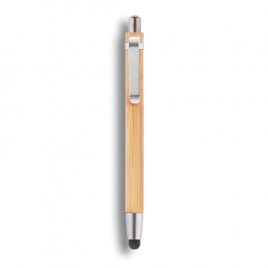 Logo trade promotional products image of: Bamboo stylus pen