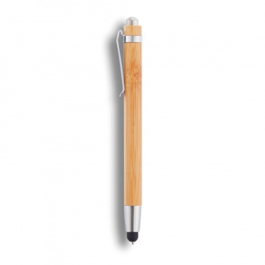 Logo trade promotional items image of: Bamboo stylus pen