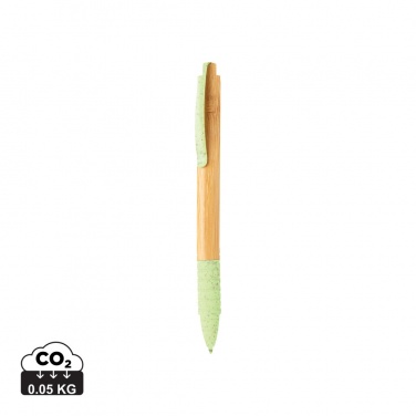 Logotrade business gift image of: Bamboo & wheat straw pen