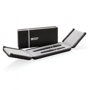 Logo trade advertising products picture of: Swiss Peak deluxe pen set