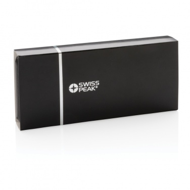 Logo trade promotional merchandise photo of: Swiss Peak deluxe pen set