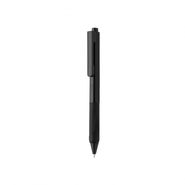 Logo trade corporate gifts image of: X9 solid pen with silicone grip