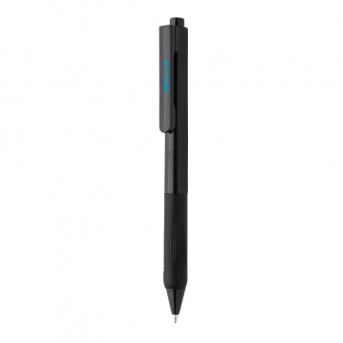 Logotrade advertising products photo of: X9 solid pen with silicone grip