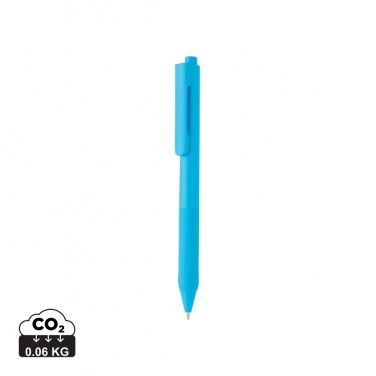 Logotrade promotional item image of: X9 solid pen with silicone grip