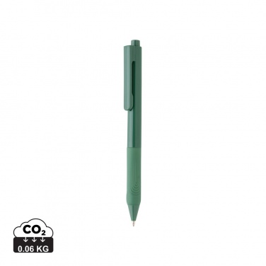 Logo trade corporate gifts picture of: X9 solid pen with silicone grip