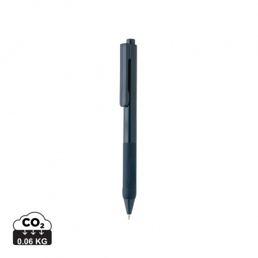 Logo trade promotional products picture of: X9 solid pen with silicone grip