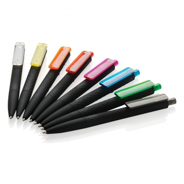 Logo trade promotional giveaways picture of: X3 black smooth touch pen
