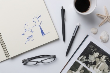 Logo trade corporate gifts image of: X3 black smooth touch pen