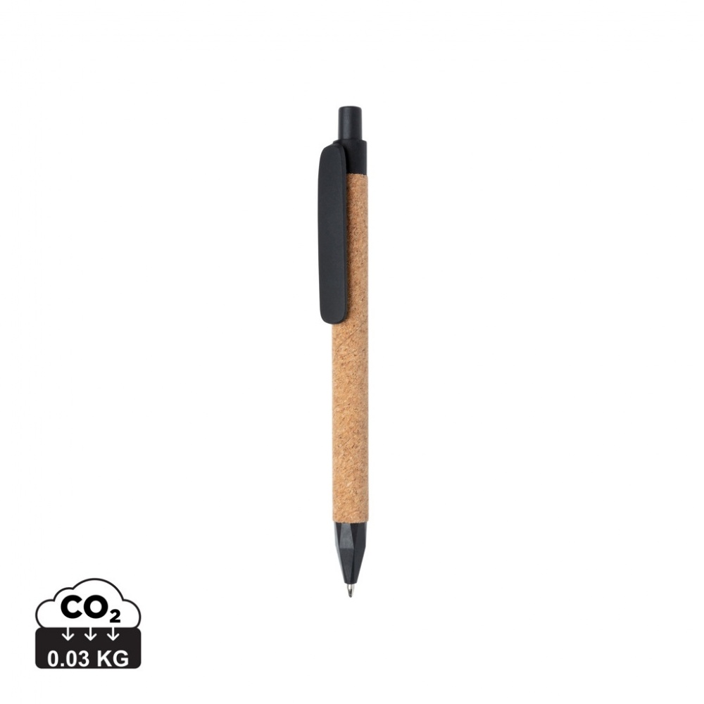 Logo trade promotional product photo of: Write wheatstraw and cork pen