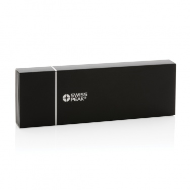 Logo trade business gifts image of: Swiss Peak deluxe pen set in PU pouch