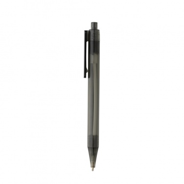 Logo trade corporate gifts image of: GRS RPET X8 transparent pen