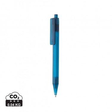 Logotrade corporate gift picture of: GRS RPET X8 transparent pen