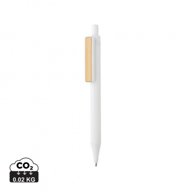 Logo trade promotional giveaways picture of: GRS RABS pen with bamboo clip