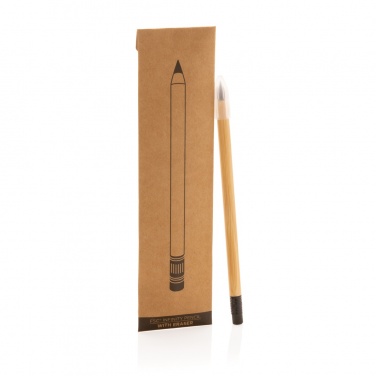 Logotrade promotional items photo of: Bamboo infinity pencil with eraser