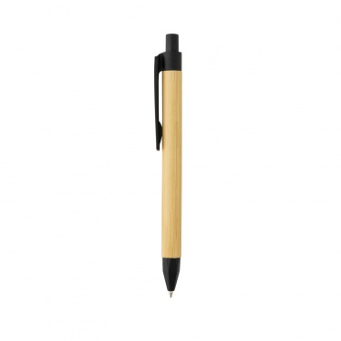 Logo trade business gifts image of: Write responsible recycled paper barrel pen