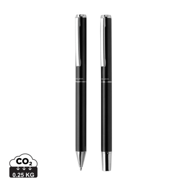 Logotrade business gifts photo of: Swiss Peak Cedar RCS certified recycled aluminum pen set