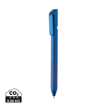Logo trade advertising product photo of: TwistLock GRS certified recycled ABS pen