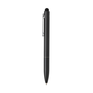 Logotrade promotional products photo of: Kymi RCS certified recycled aluminium pen with stylus