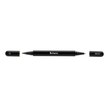 Logotrade promotional merchandise photo of: Swiss Peak Storm RCS recycled aluminum dual tip pen