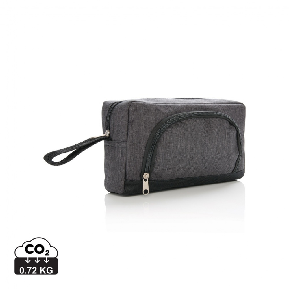 Logotrade promotional merchandise picture of: Classic two tone toiletry bag