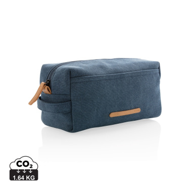 Logotrade promotional gift picture of: Canvas toiletry bag PVC free