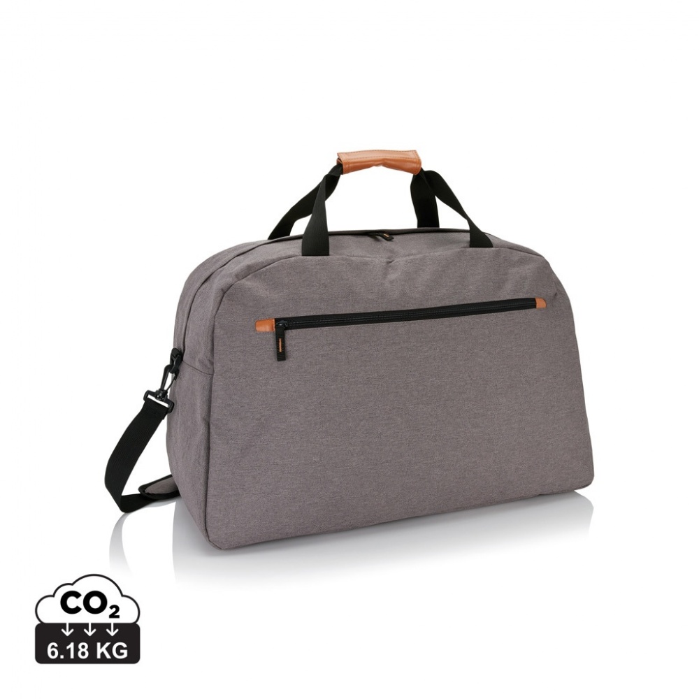 Logo trade corporate gift photo of: Fashion duo tone travel bag