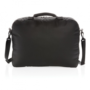 Logotrade promotional giveaway picture of: Fashion black 15.6" laptop bag PVC free