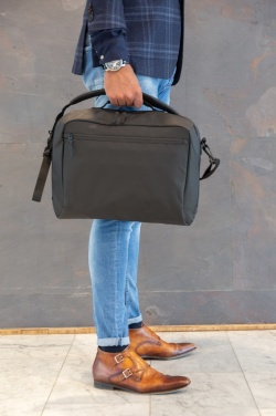 Logo trade promotional gift photo of: Fashion black 15.6" laptop bag PVC free