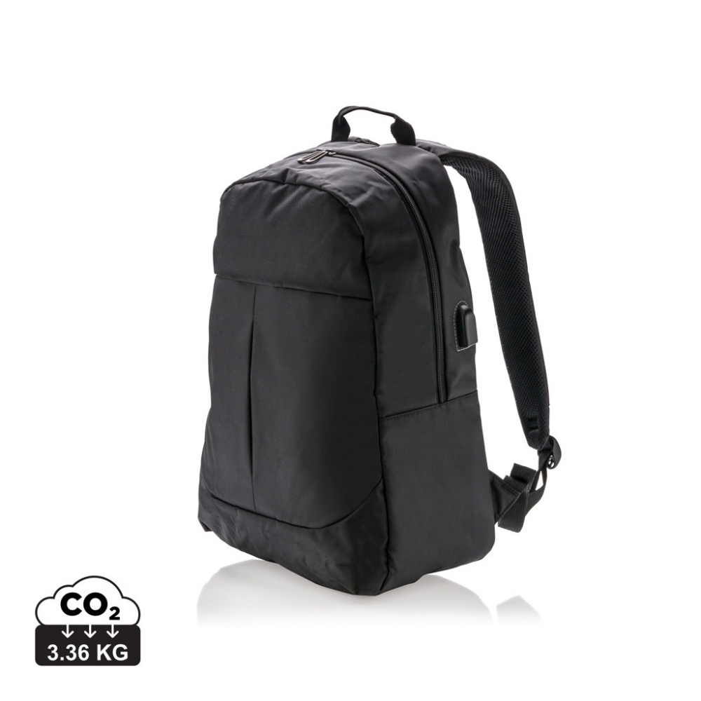 Logotrade corporate gift picture of: Power USB laptop backpack