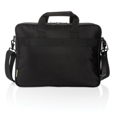 Logotrade promotional product image of: Swiss Peak RPET Voyager RFID 15.6" laptop bag