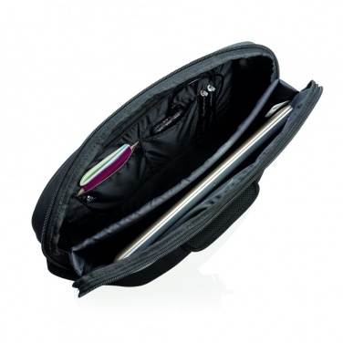 Logo trade advertising product photo of: Madrid RFID USB 15.6" laptop bag PVC free