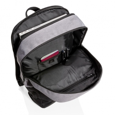 Logo trade promotional products image of: Modern 15.6" USB & RFID laptop backpack PVC free