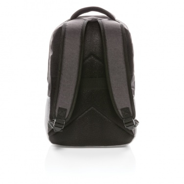 Logotrade promotional product picture of: Duo colour RPET 15.6" RFID laptop backpack PVC free