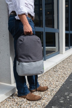 Logo trade promotional gift photo of: Duo colour RPET 15.6" RFID laptop backpack PVC free