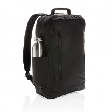 Logo trade advertising product photo of: Fashion black 15.6" laptop backpack PVC free