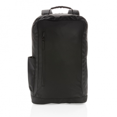 Logotrade promotional gift image of: Fashion black 15.6" laptop backpack PVC free