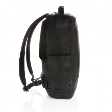 Logo trade promotional gift photo of: Fashion black 15.6" laptop backpack PVC free