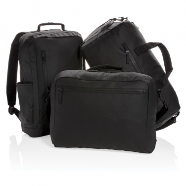 Logo trade promotional gifts image of: Fashion black 15.6" laptop backpack PVC free