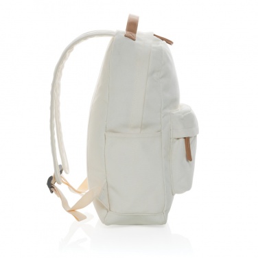 Logo trade corporate gift photo of: Impact AWARE™ 16 oz. recycled canvas backpack