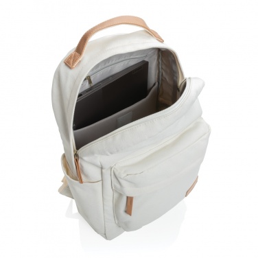 Logotrade promotional products photo of: Impact AWARE™ 16 oz. recycled canvas backpack
